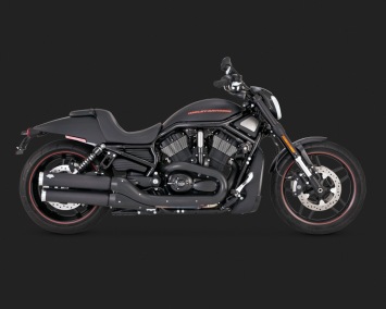 Vance & Hines Slip-ons Widow Black Harley Night Rod 2006-2017